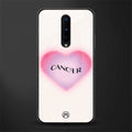 cancer minimalistic glass case for oneplus 8 image