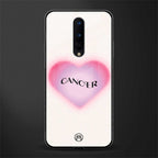 cancer minimalistic glass case for oneplus 8 image