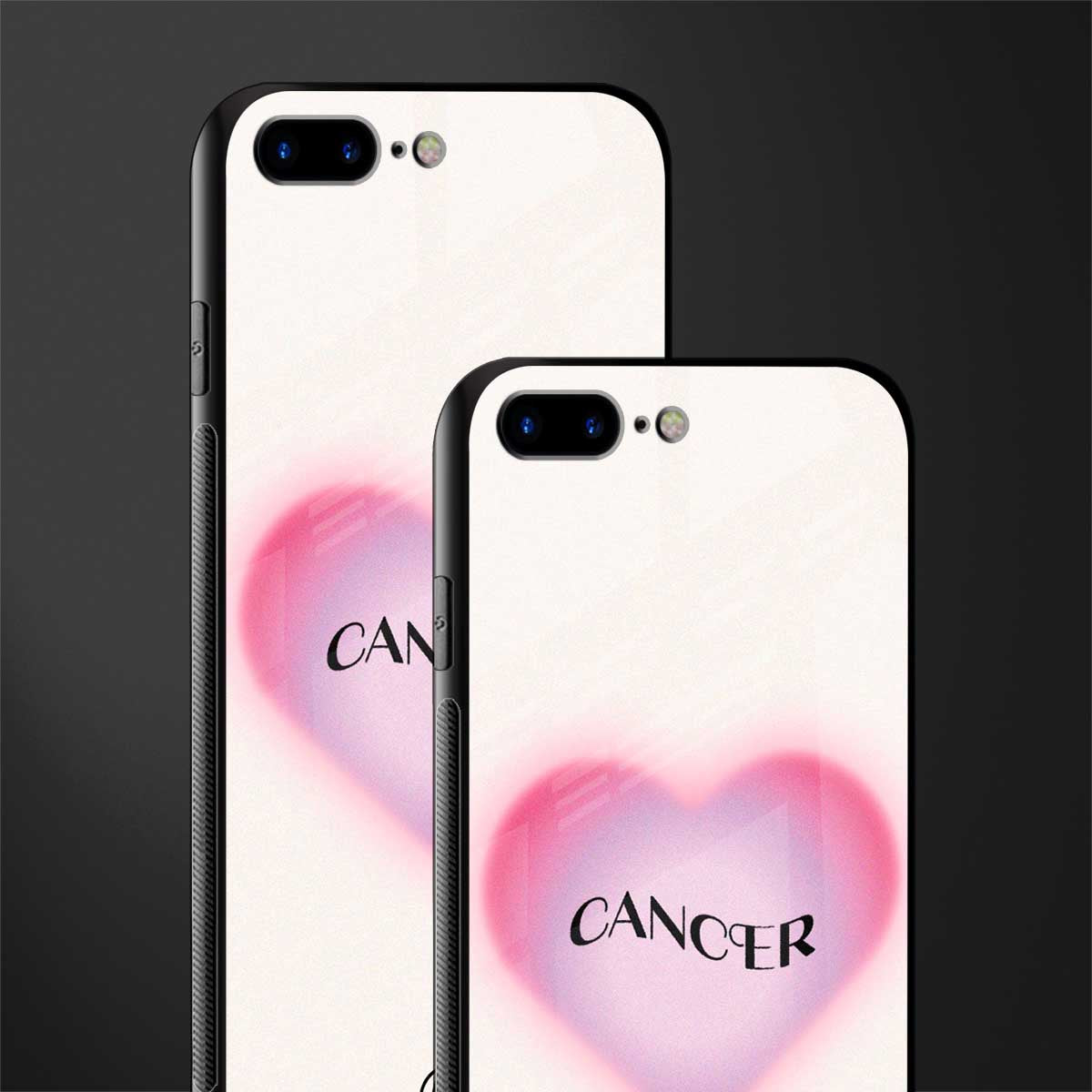 cancer minimalistic glass case for iphone 7 plus image-2