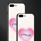 cancer minimalistic glass case for iphone 8 plus image-2
