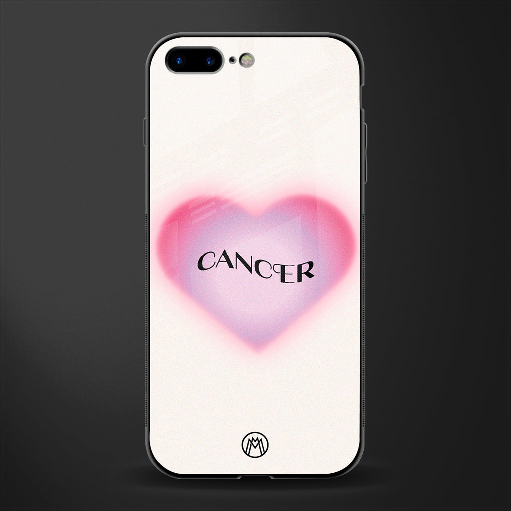 cancer minimalistic glass case for iphone 7 plus image