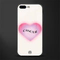 cancer minimalistic glass case for iphone 8 plus image