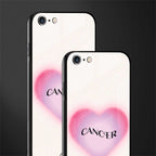 cancer minimalistic glass case for iphone 6s image-2