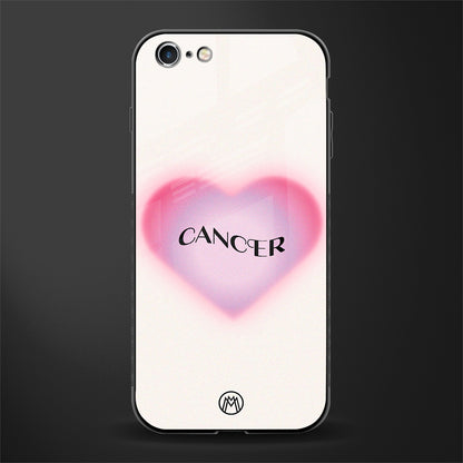 cancer minimalistic glass case for iphone 6 image