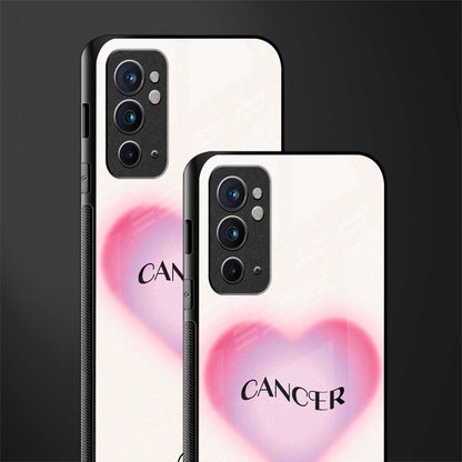 cancer minimalistic glass case for oneplus 9rt image-2