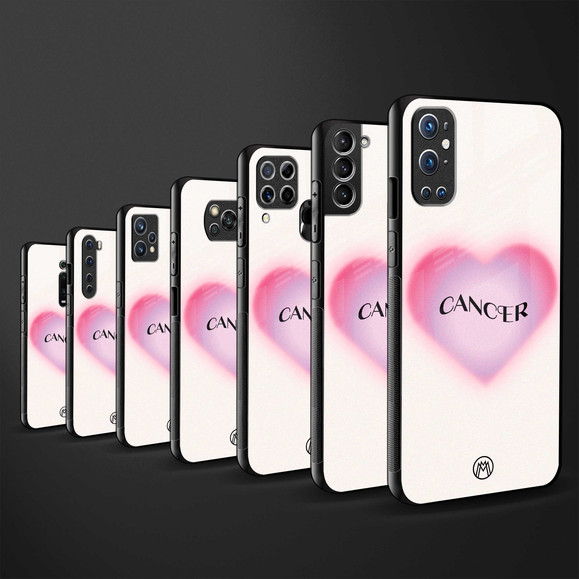 cancer minimalistic glass case for iphone 12 mini image-3