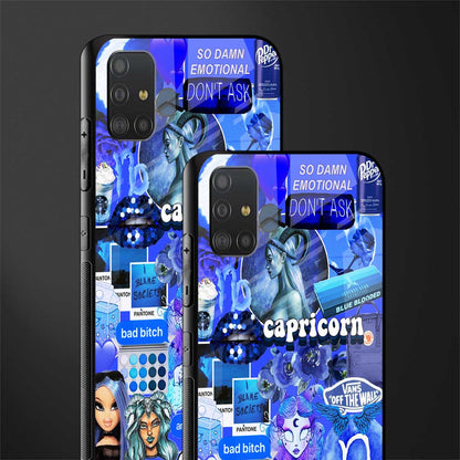 capricorn aesthetic collage glass case for samsung galaxy a51 image-2