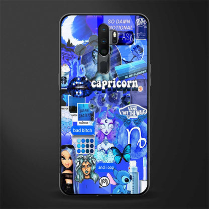 capricorn aesthetic collage glass case for oppo a5 2020 image