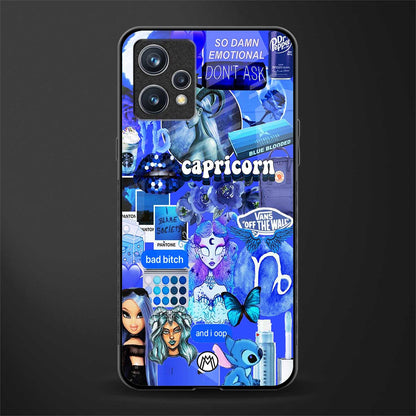 capricorn aesthetic collage glass case for realme 9 4g image
