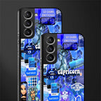 capricorn aesthetic collage glass case for samsung galaxy s21 image-2