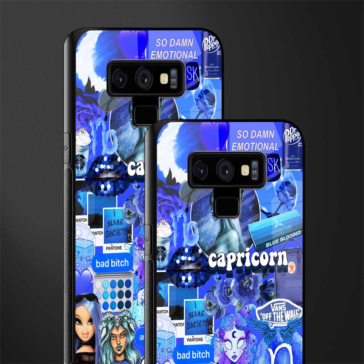 capricorn aesthetic collage glass case for samsung galaxy note 9 image-2