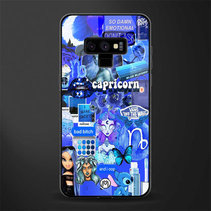 capricorn aesthetic collage glass case for samsung galaxy note 9 image