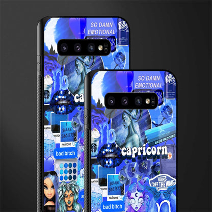 capricorn aesthetic collage glass case for samsung galaxy s10 image-2