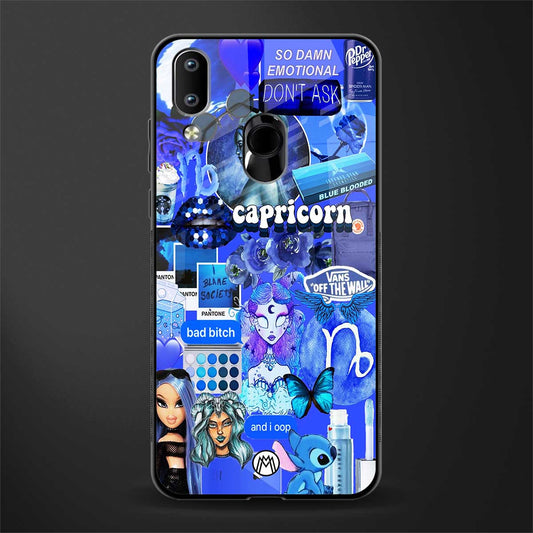 capricorn aesthetic collage glass case for vivo y91 image