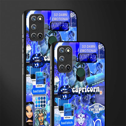 capricorn aesthetic collage glass case for realme 7i image-2