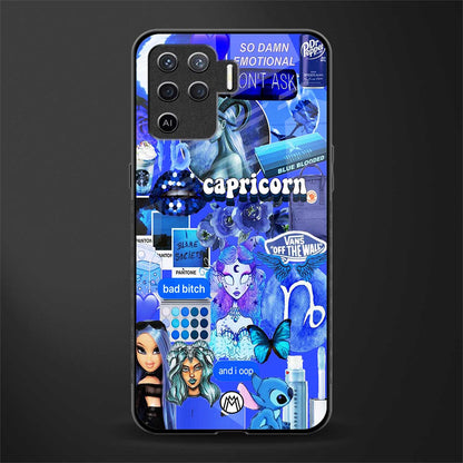 capricorn aesthetic collage glass case for oppo f19 pro image