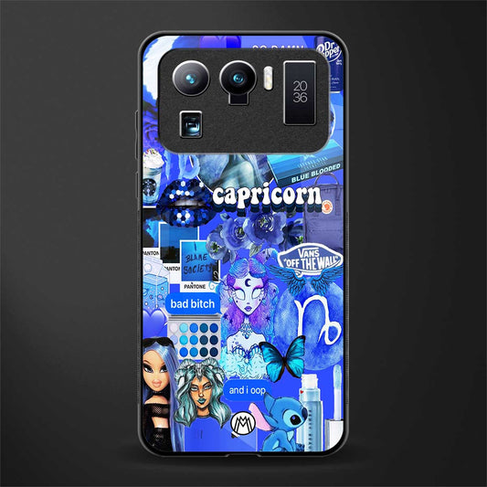 capricorn aesthetic collage glass case for mi 11 ultra 5g image