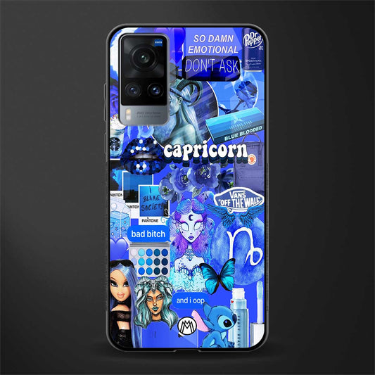 capricorn aesthetic collage glass case for vivo x60 image