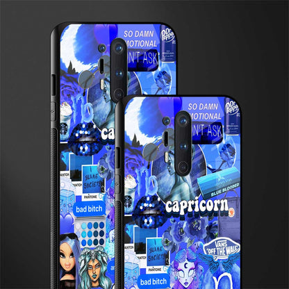 capricorn aesthetic collage glass case for oneplus 8 pro image-2