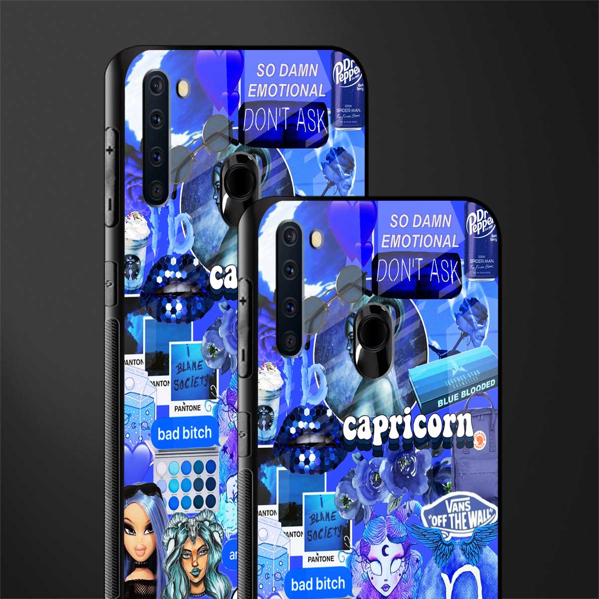 capricorn aesthetic collage glass case for samsung a21 image-2