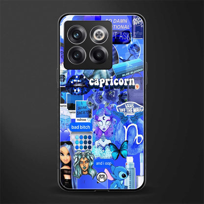 capricorn aesthetic collage back phone cover | glass case for oneplus 10t
