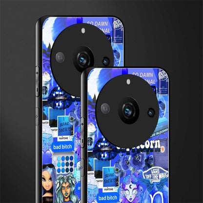 capricorn aesthetic collage back phone cover | glass case for realme 11 pro 5g