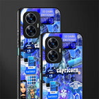 capricorn aesthetic collage back phone cover | glass case for realme c55