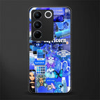 capricorn aesthetic collage back phone cover | glass case for vivo v27 pro 5g