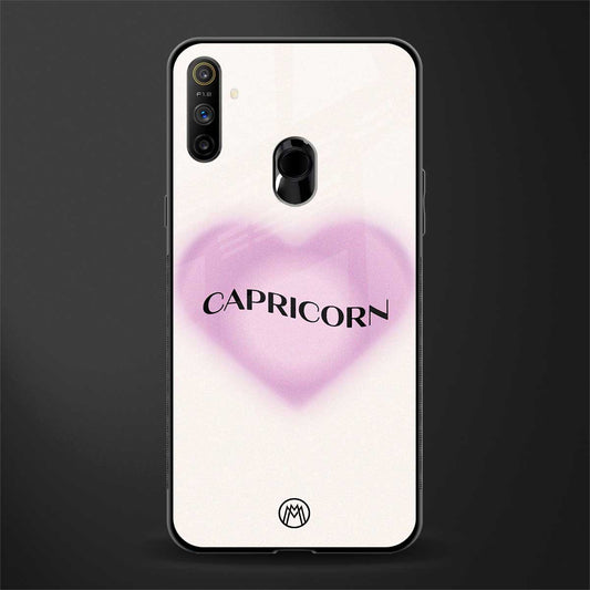 capricorn minimalistic glass case for realme narzo 20a image