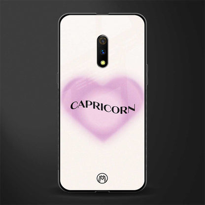 capricorn minimalistic glass case for oppo k3 image