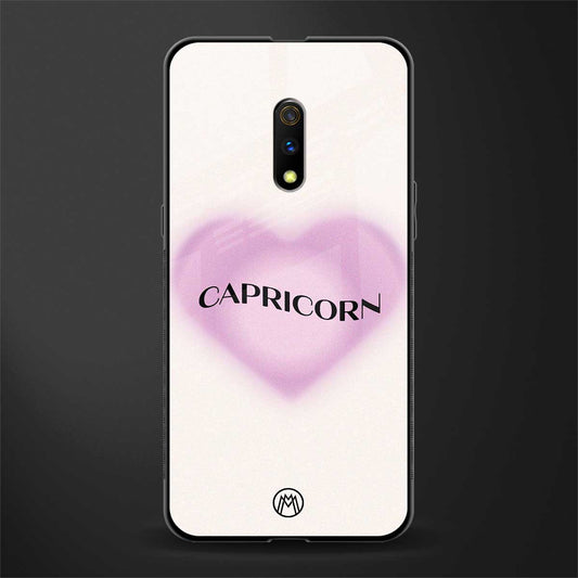 capricorn minimalistic glass case for oppo k3 image