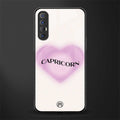capricorn minimalistic glass case for oppo reno 3 pro image