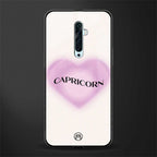 capricorn minimalistic glass case for oppo reno 2f image