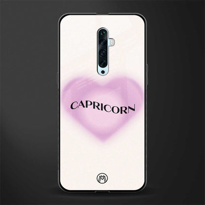 capricorn minimalistic glass case for oppo reno 2f image