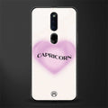 capricorn minimalistic glass case for oppo f11 pro image