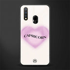 capricorn minimalistic glass case for vivo u20 image