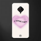 capricorn minimalistic glass case for vivo s1 pro image