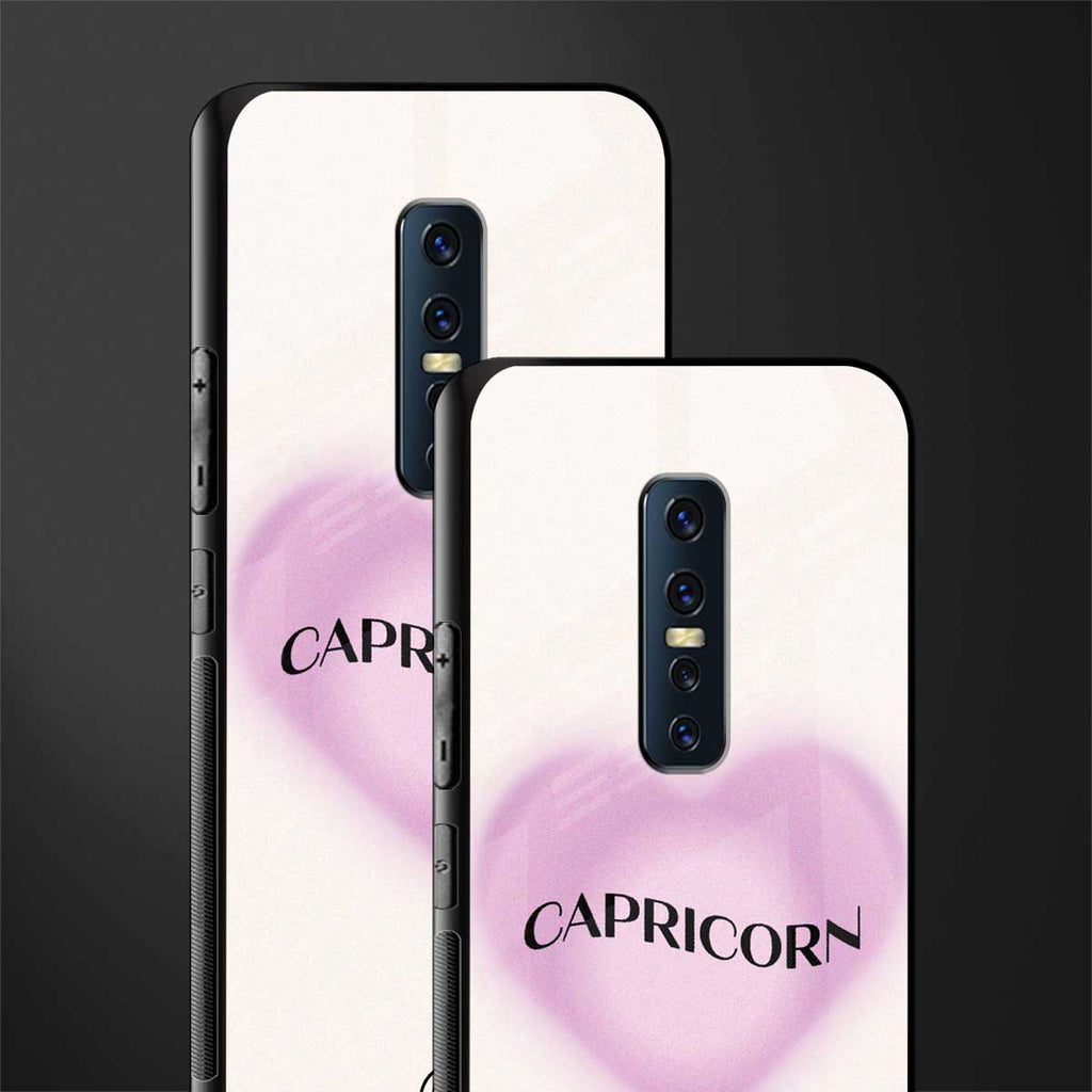 capricorn minimalistic glass case for vivo v17 pro image-2