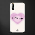 capricorn minimalistic glass case for vivo s1 image