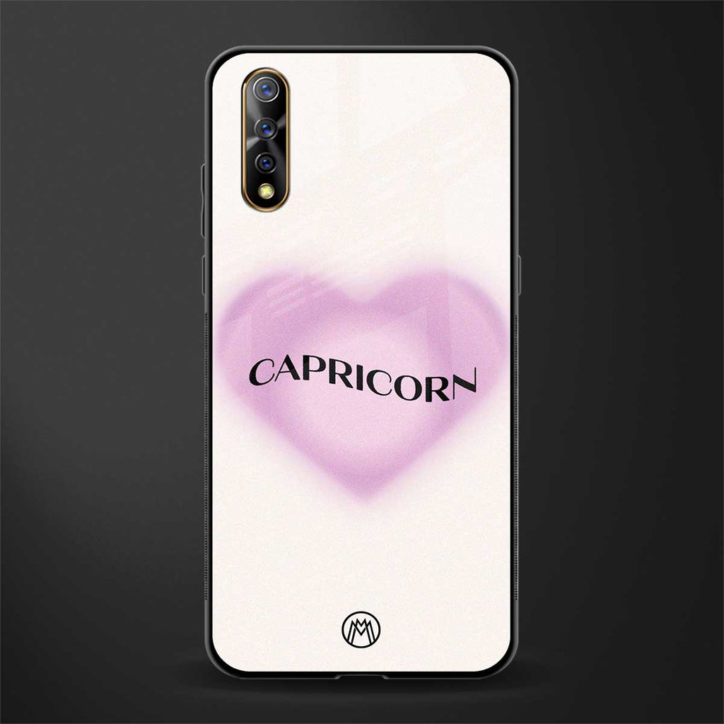 capricorn minimalistic glass case for vivo z1x image