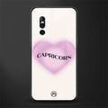 capricorn minimalistic glass case for vivo v15 pro image