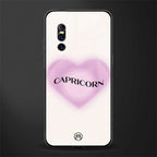 capricorn minimalistic glass case for vivo v15 pro image