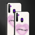 capricorn minimalistic glass case for realme 5 image-2