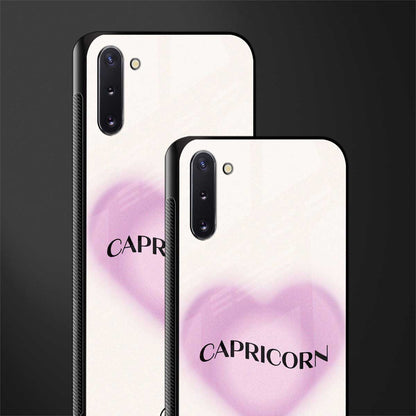 capricorn minimalistic glass case for samsung galaxy note 10 image-2