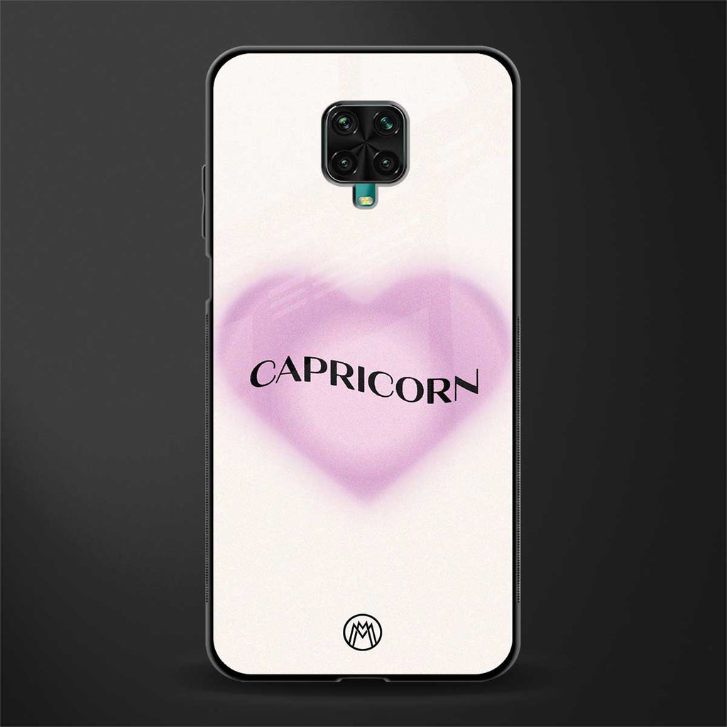 capricorn minimalistic glass case for poco m2 pro image