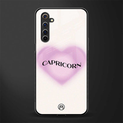 capricorn minimalistic glass case for realme 6 image