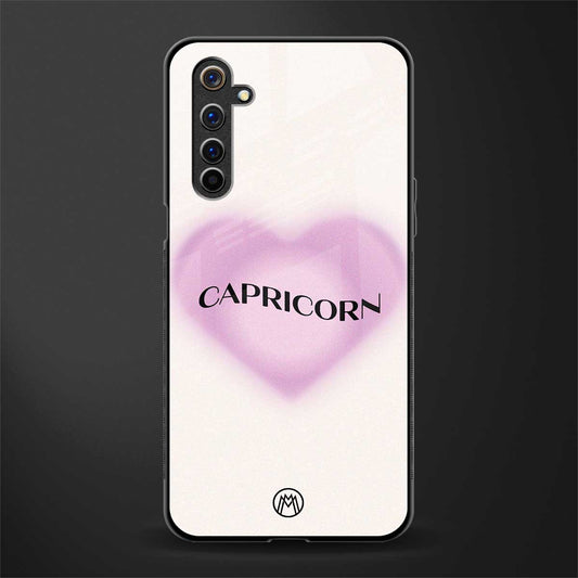 capricorn minimalistic glass case for realme 6 image