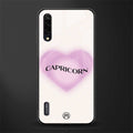 capricorn minimalistic glass case for mi a3 redmi a3 image