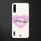 capricorn minimalistic glass case for mi a3 redmi a3 image