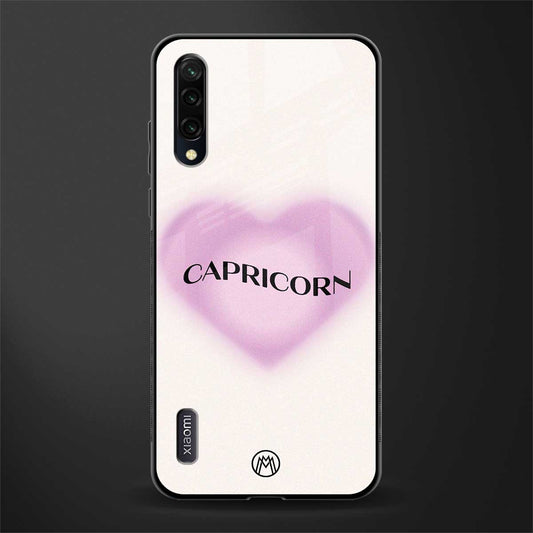 capricorn minimalistic glass case for mi a3 redmi a3 image